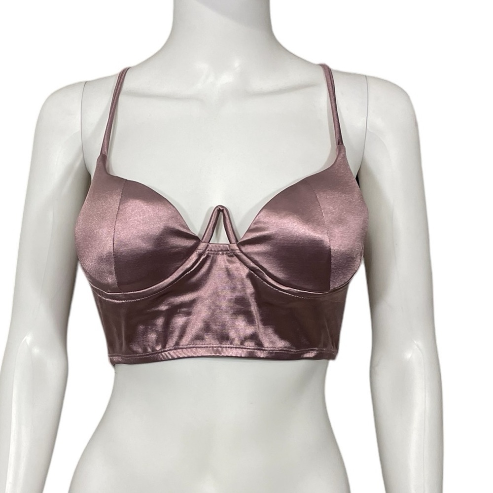 Women’s Purple Bustier Sexy Crop Top
New - Picture 2 of 7